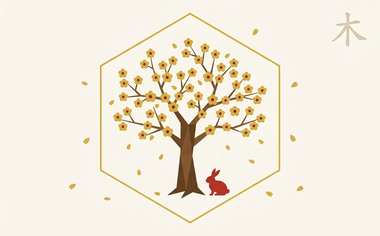 Élément du Lapin, zodiaque chinois
